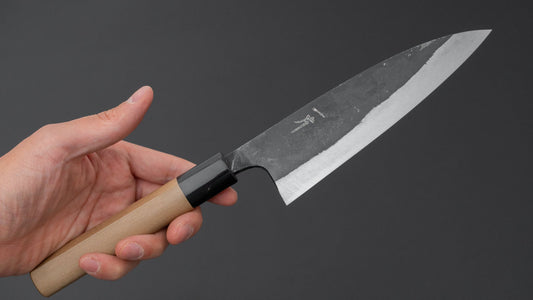 Hitohira Onihiro Wit #1 Funayuki 150 mm Ho houten handvat (D-vorm)