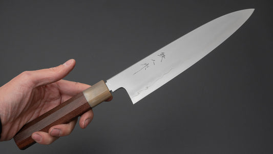 Tetsujin Silver #3 Ukiba Gyuto 210mm Taihei Rosewood Handle