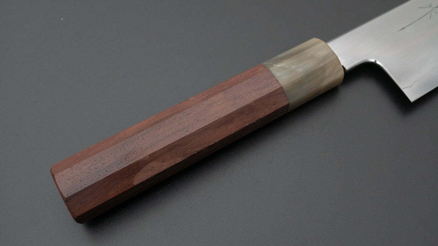 Tetsujin Silver #3 Ukiba Kiritsuke Gyuto 210mm Taihei Rosewood Handle