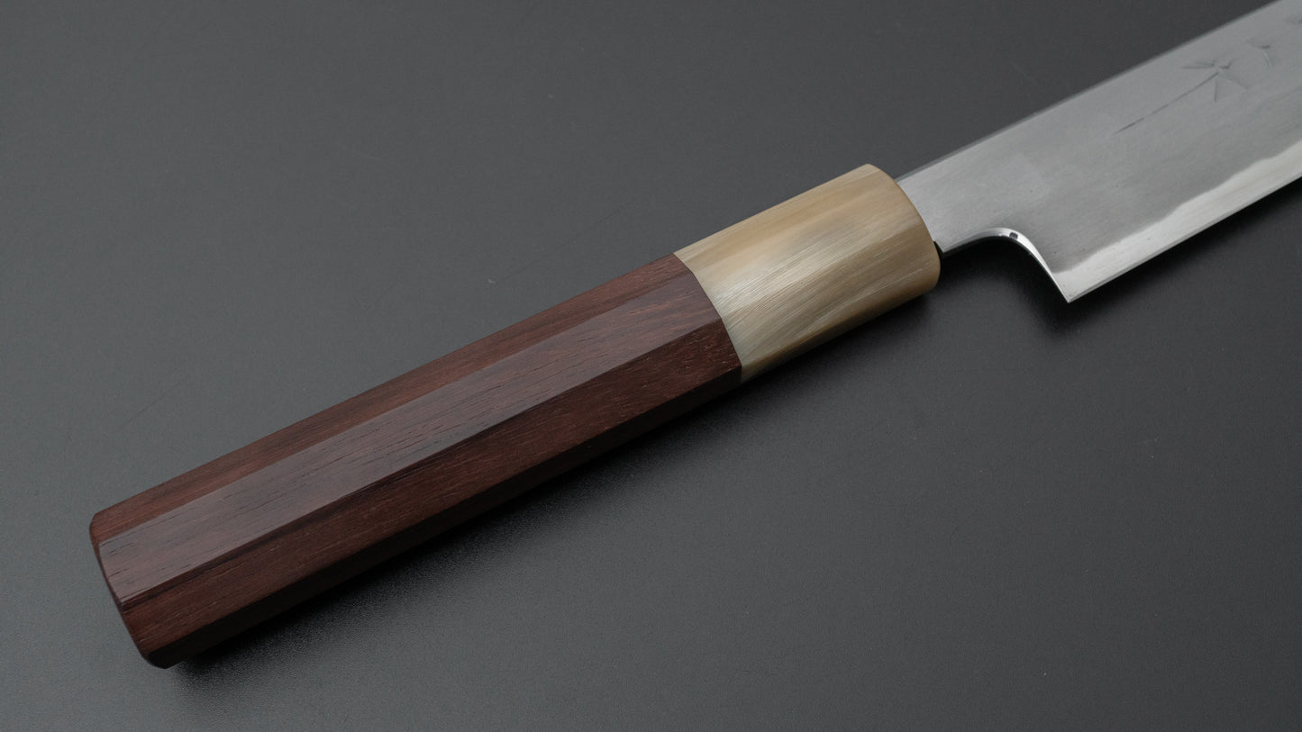 Tetsujin Blue #2 Kasumi Kiritsuke Sujihiki 210 mm Taihei houten handvat