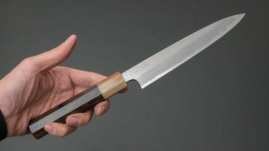 Hitohira Togashi Blue #1 roestvrij beklede Migaki Petty 165 mm ziricote handgreep