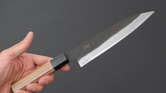 Hitohira Hizen Kurouchi Blue #1 Petty 170mm Walnut Handle