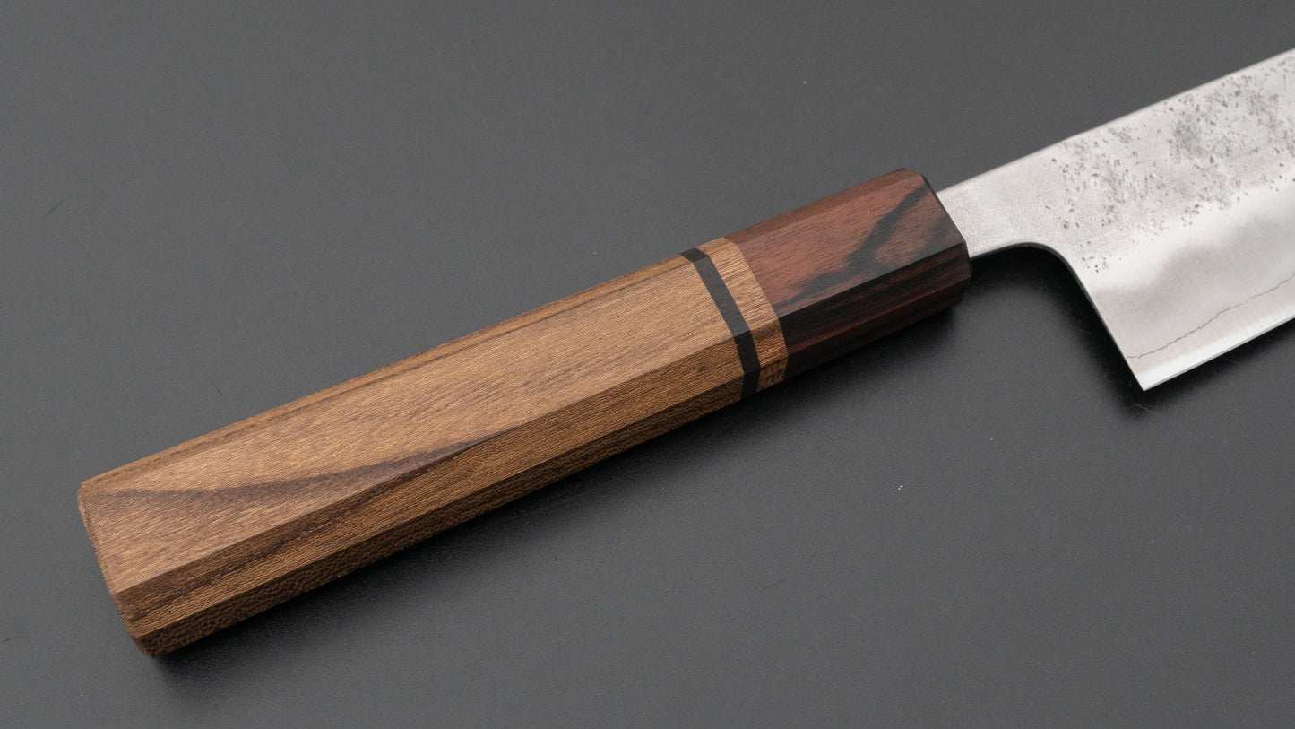 Hitohira Futana S3 Nashiji Gyuto 210mm Jindai Elm Handle