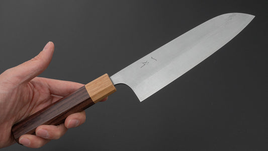 Hitohira Echizen VG10W Santoku 165mm Rosewood Handle