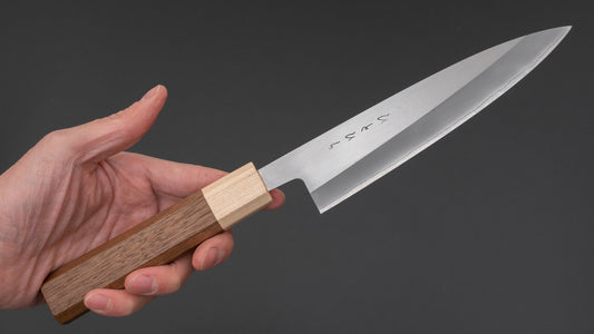 Hitohira TD SLD Migaki Gyuto 165mm Walnut Handle