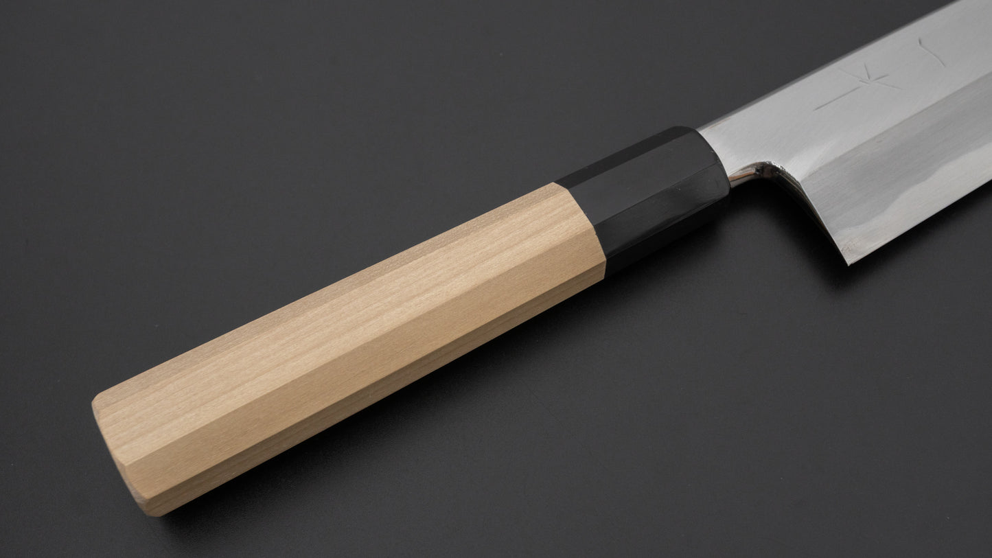 Hitohira Tanaka Mosuke Blue #1 Kiritsuke 240mm Ho Wood Handle (Saya)