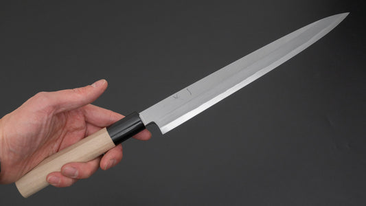 Hitohira Togashi Wit #2 Yanagiba 240mm Ho Houten Handvat (D-Vorm/Saya)