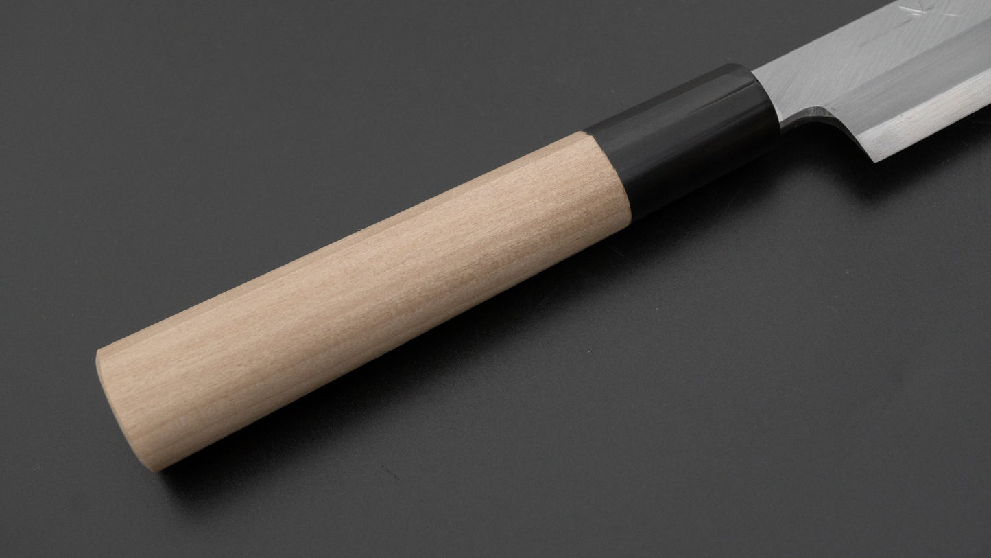 Hitohira Togashi White #2 Yanagiba 240mm Ho Wood Handle (D-Shape/ Saya)