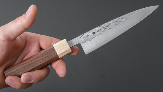 Hitohira TD SLD Tsuchime Petty 135mm Walnut Handle