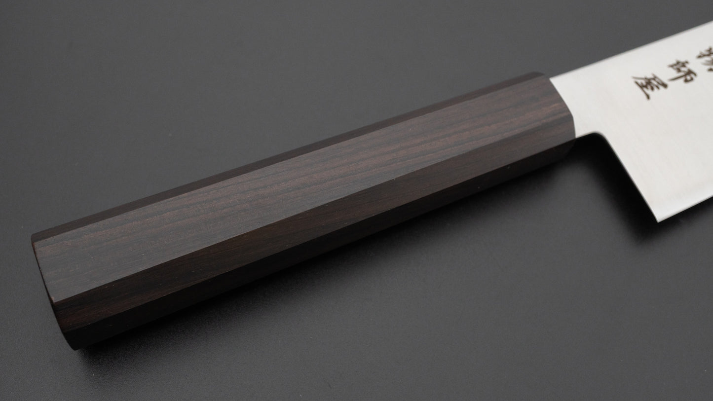 Hitohira Imojiya TH Stainless Gyuto 210mm Ebony Handle (Wa)