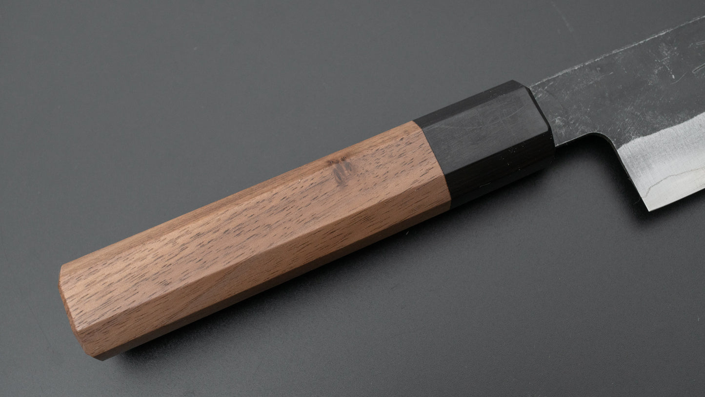 Hitohira Harima Blue Super Stainless Clad Gyuto Walnut Handle