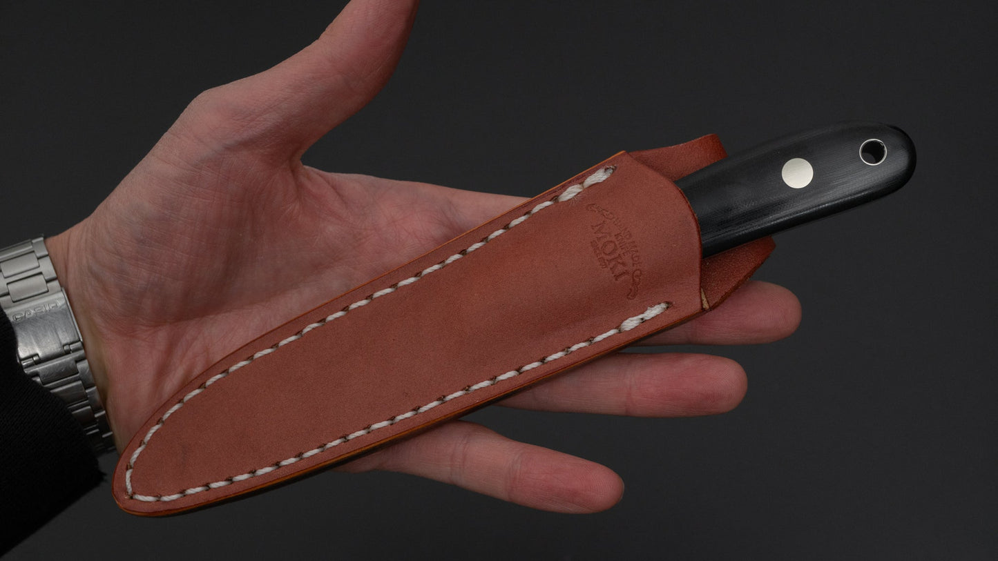 MOKI Banff Fixed Blade Linen Micarta Handle (Medium)