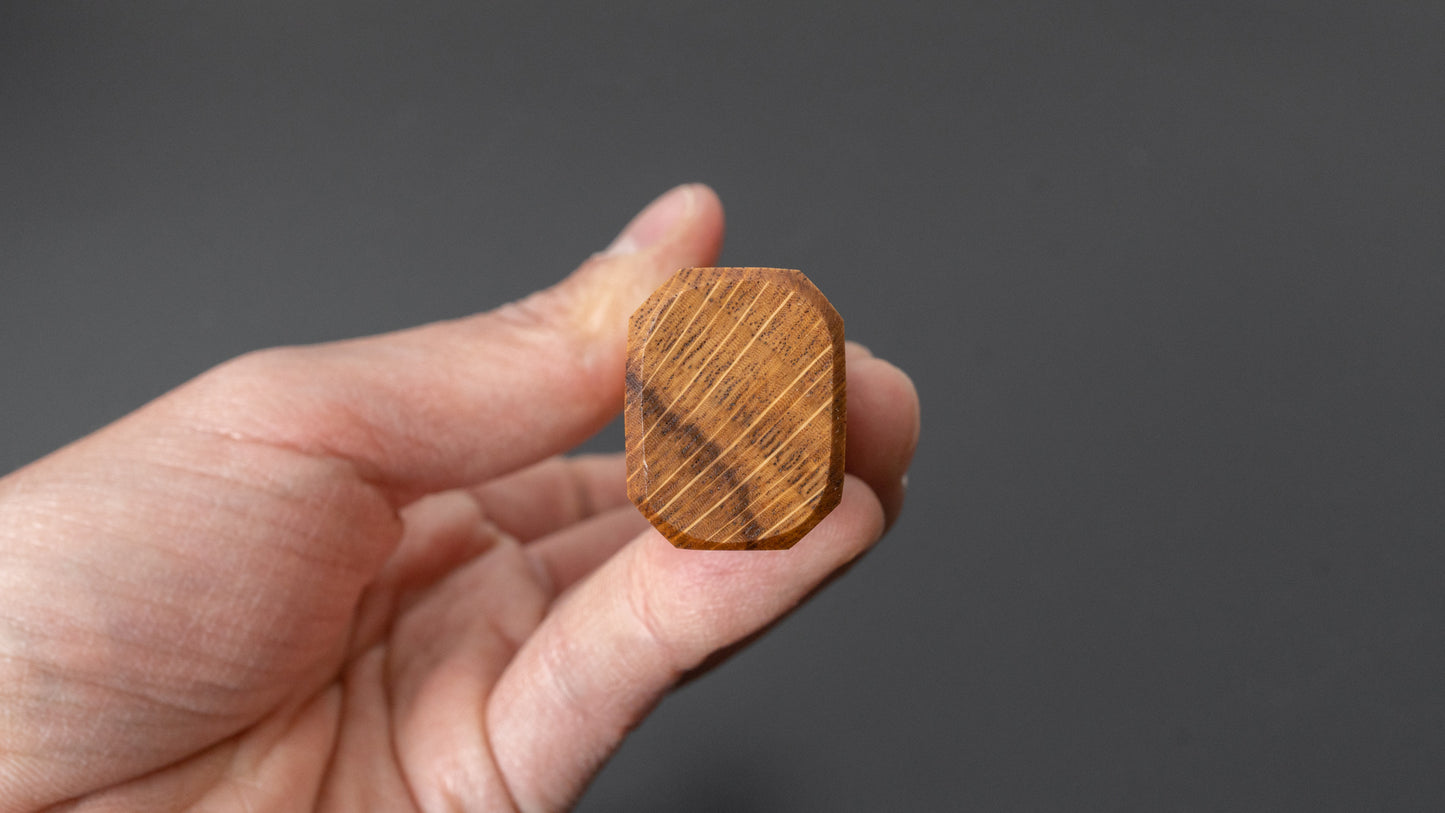 Hitohira KMT Lacquered Mono Oak Handle Natural (Gyuto/ Sujihiki L)