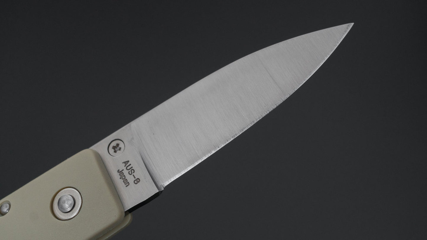 MOKI Coupe Folding Knife Grilon Handle (Sand Beige)