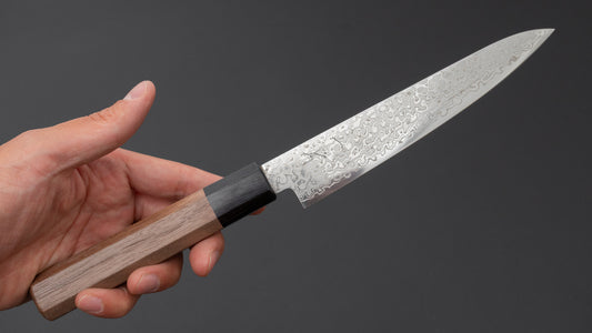 Hitohira HG Damascus Petty 150mm Walnut Handle