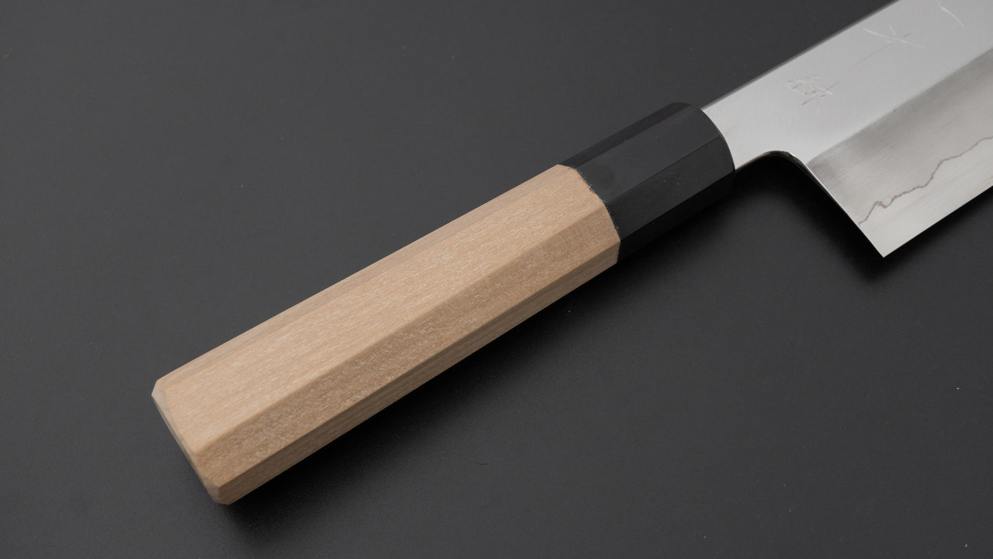 Hitohira Nakagawa Ren Silver #3 Nakiri 180mm Ho Wood Handle