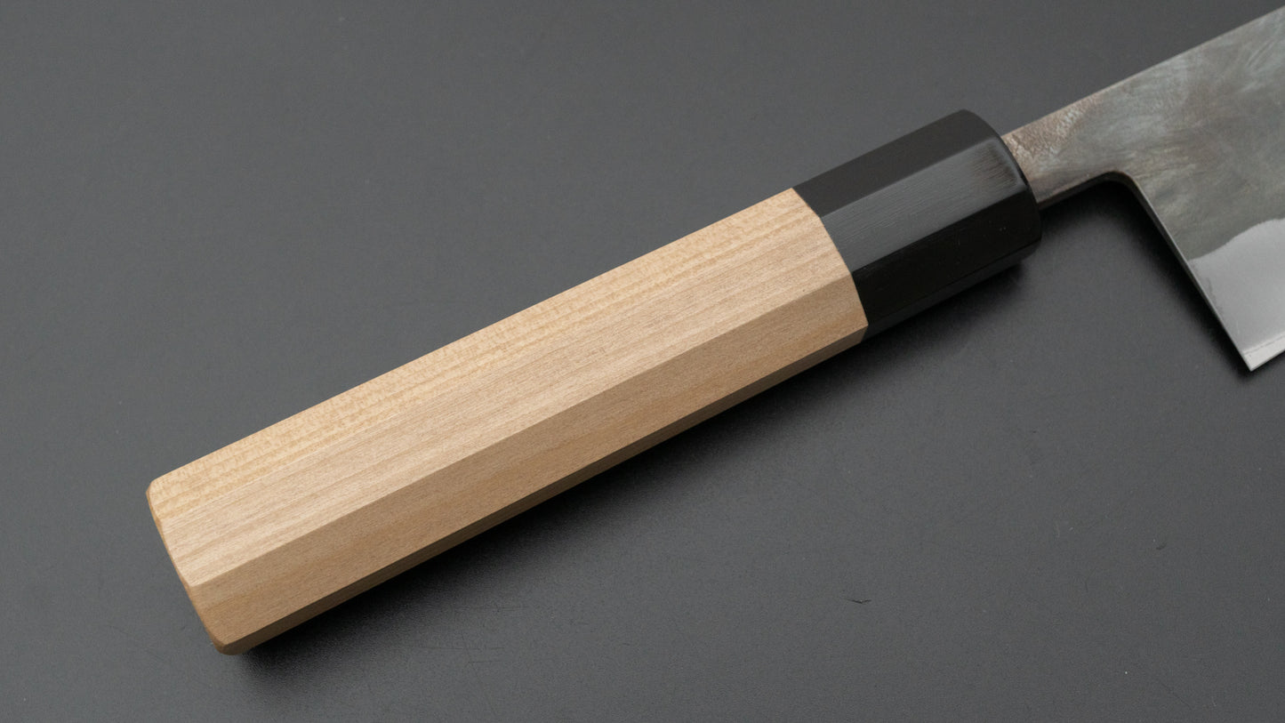 Hitohira TD Blue #2 roestvrij beklede Kurouchi Bunka 170 mm Ho houten handvat