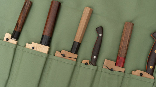 HI-CONDITION Hanpu Canvas 9-zakken messenrol stoffig groen