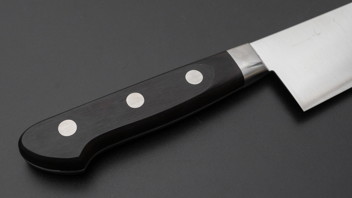 Hitohira Ashi Zweedse roestvrijstalen Santoku 165 mm Pakka-handgreep