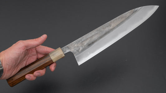 Jiro Tsuchime Wa Gyuto 240 mm Taihei Tagayasan-handvat (#588)