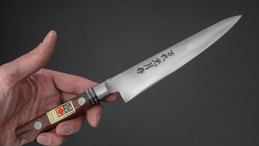 Kogetsu Mandai Stainless Petty 150mm Imitation Mahogany Handle