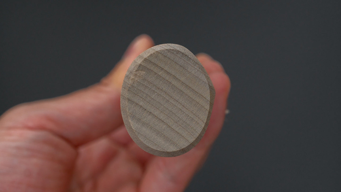 Hitohira Togashi White #2 Deba 165mm Ho Wood Handle D-Shape w/ Saya