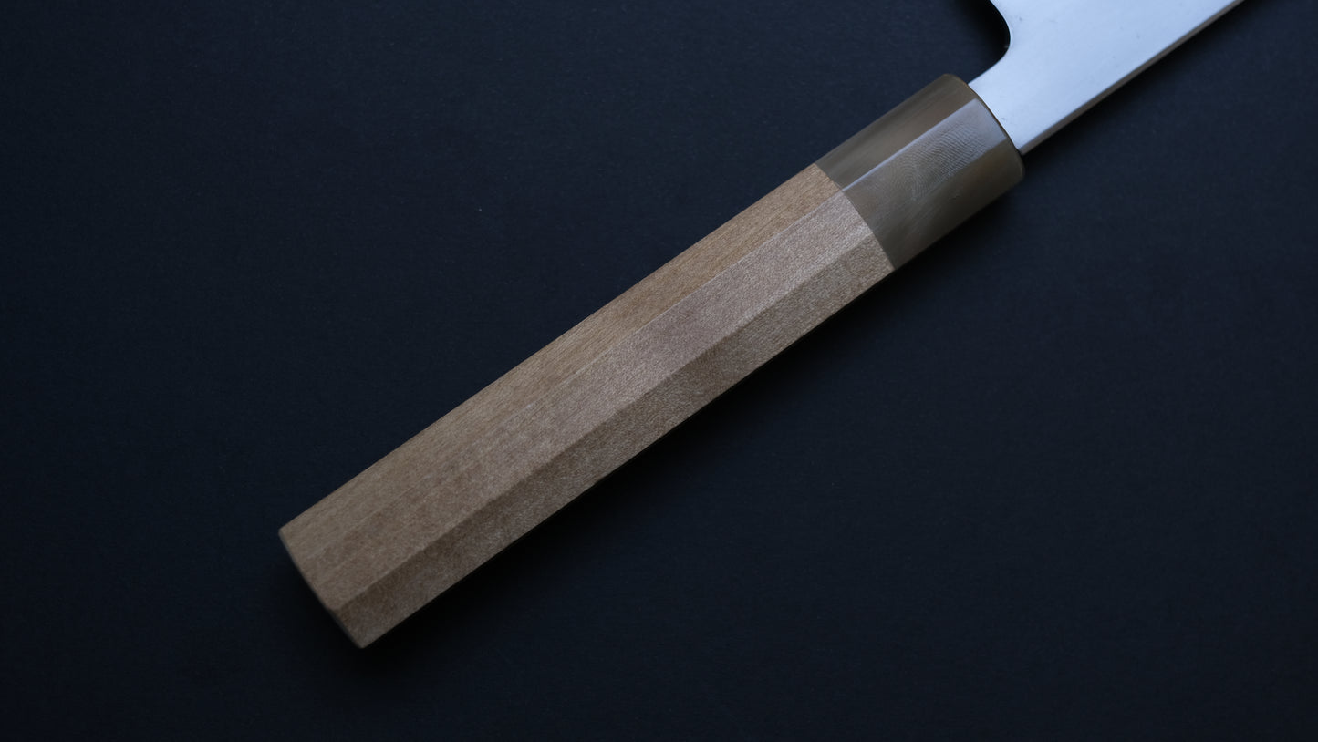 Tetsujin Blue #2 Kasumi Sujihiki 240 mm Taihei Ho houten handvat (blond)