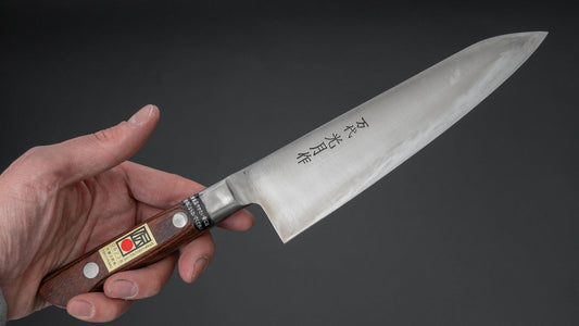 Kogetsu Mandai Stainless Gyuto 180mm Imitation Mahogany Handle