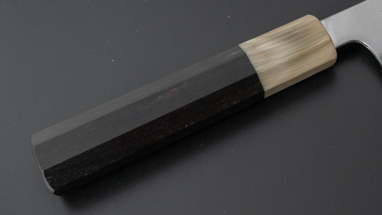 Hitohira Tanaka Kyuzo Blue #1 Migaki Bunka Taihei Ebony Handle