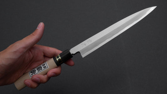 Morihei Munetsugu White #2 Yanagiba 180mm Ho Wood Handle