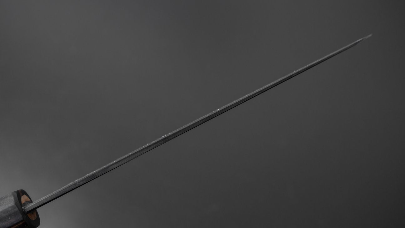 Hitohira Kikuchiyo Kyuzo White #2 Kurouchi Santoku 180mm Cherry Wood Handle