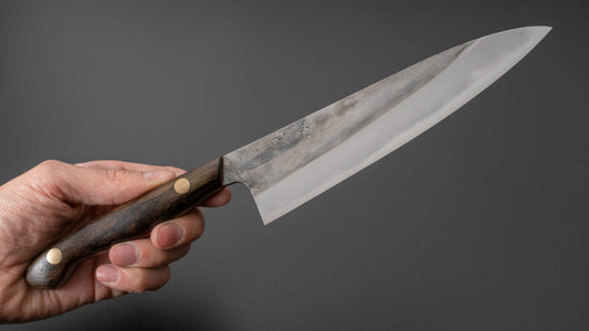 Jiro Tsuchime Yo Petty 180 mm ziricote-handvat (#439)