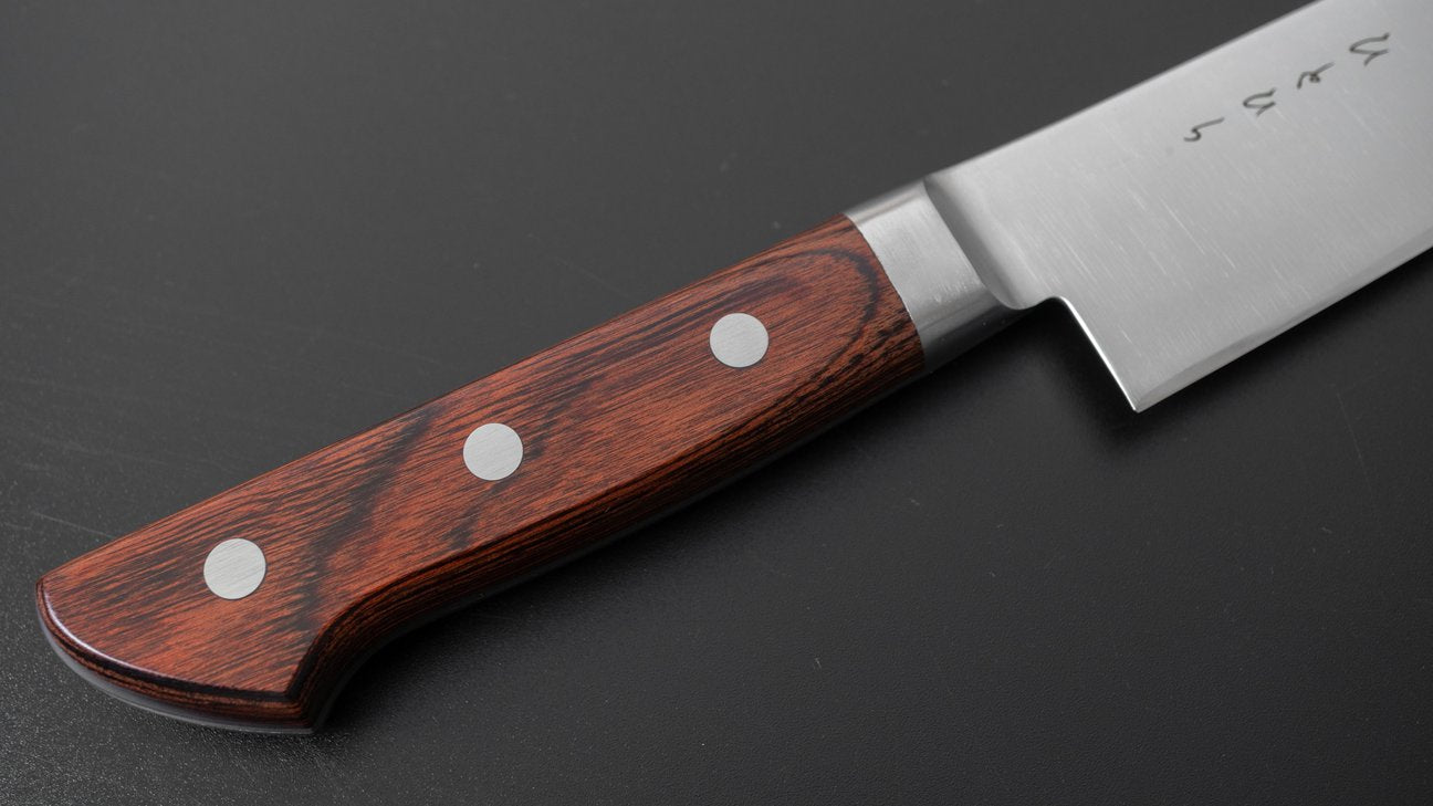 Hitohira KH Stainless Sujihiki 240mm Imitation Mahogany Handle