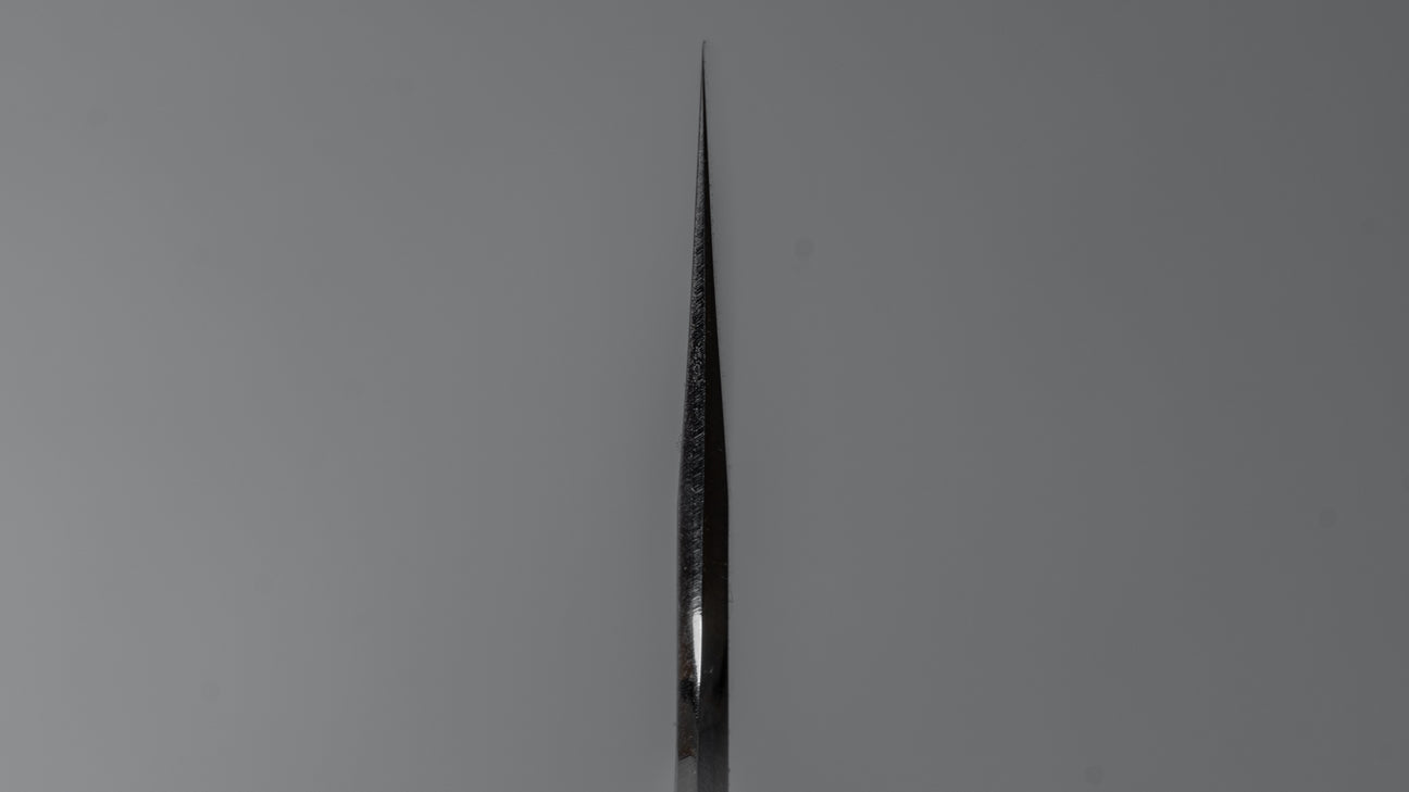 Hitohira Tanaka Kyuzo Blue #1 roestvrij beklede Gyuto 240 mm ziricote handgreep