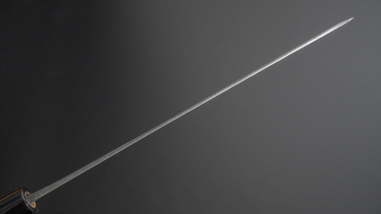 Hitohira Hinode Kurouchi Wit #2 Roestvrij beklede Sujihiki 210 mm Ho houten handvat