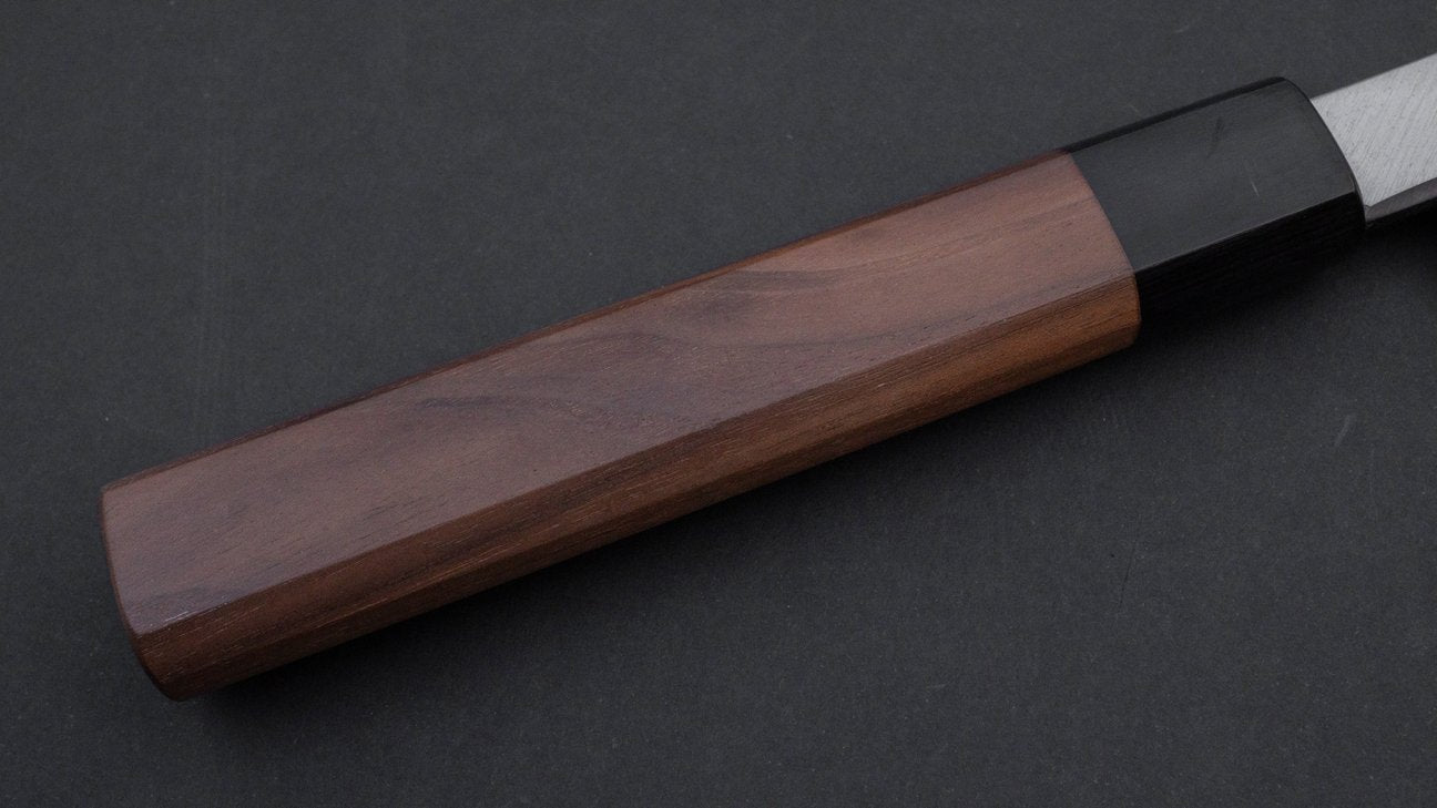 Hitohira Kikuchiyo Manzo Wit #3 Yanagiba 300 mm walnoot handvat (Saya)
