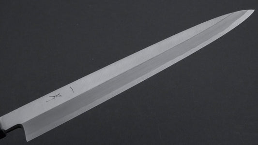 Hitohira Kikuchiyo Manzo Wit #3 Yanagiba 300 mm walnoot handvat (Saya)