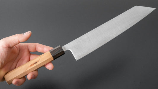Hitohira Futana SB Migaki Kiritsuke Gyuto 240mm Cherry Wood Handle