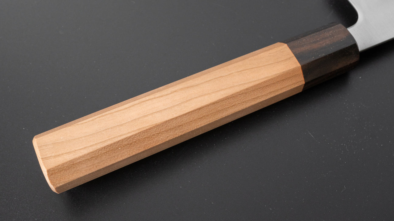 Hitohira Futana SB Migaki Kiritsuke Gyuto 240mm Cherry Wood Handle