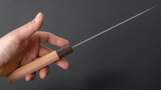 Hitohira Futana S3 Nashiji Gyuto 180mm Cherry Wood Handle