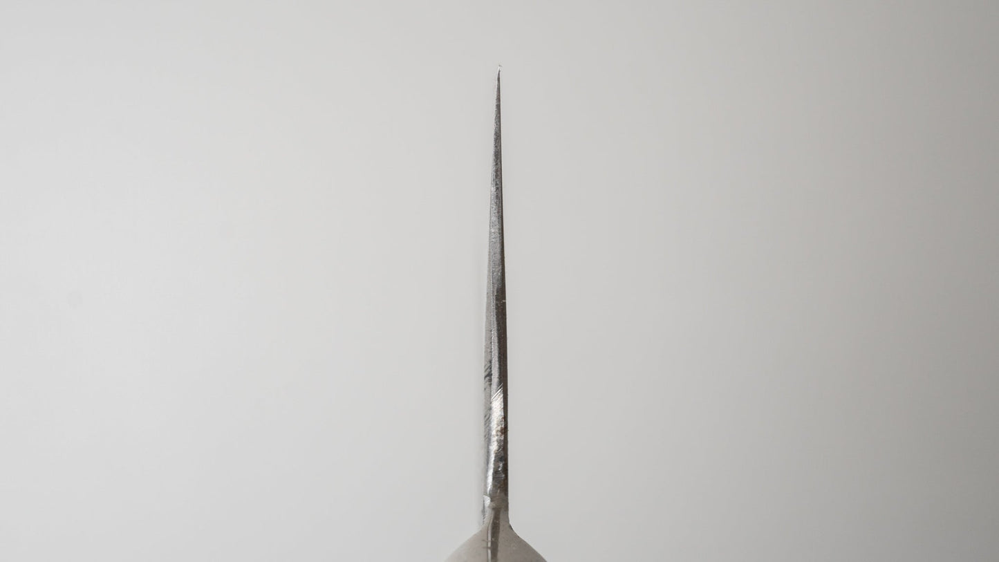 Morihei Hisamoto Kurouchi Wit #1 Gyuto 210 mm Pakka-handvat