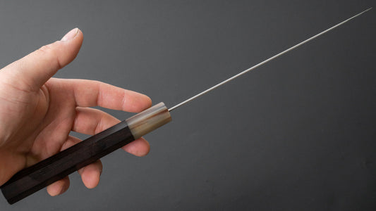 Hitohira Ashi Swedish Stainless Gyuto 210mm Ebony Handle