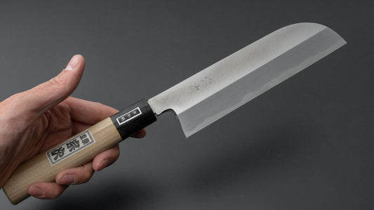 Morihei Munetsugu White #2 Kamagata Usuba 180mm Ho Wood Handle