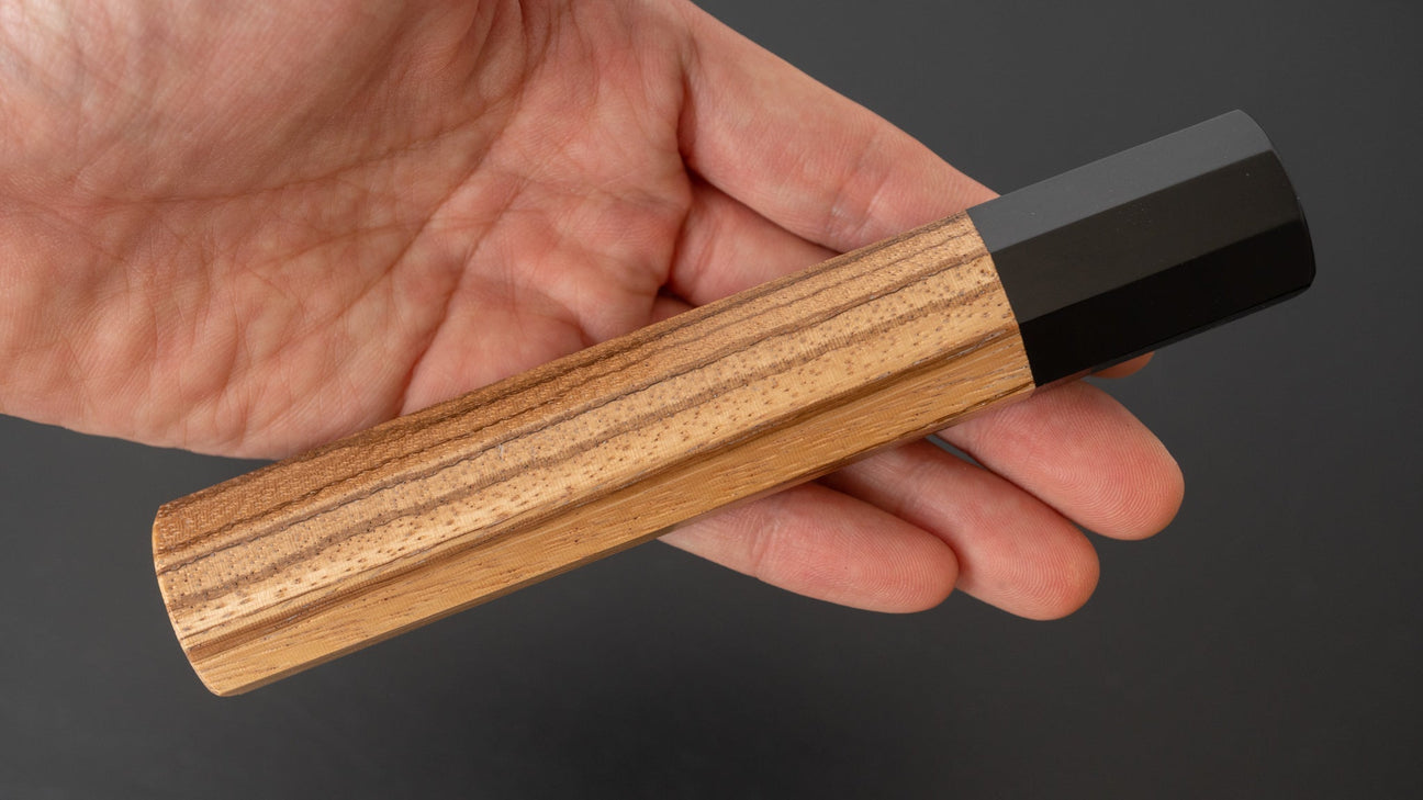 Taihei Custom Zebrawood Octagonal Handle (Gyuto/Yanagiba L)
