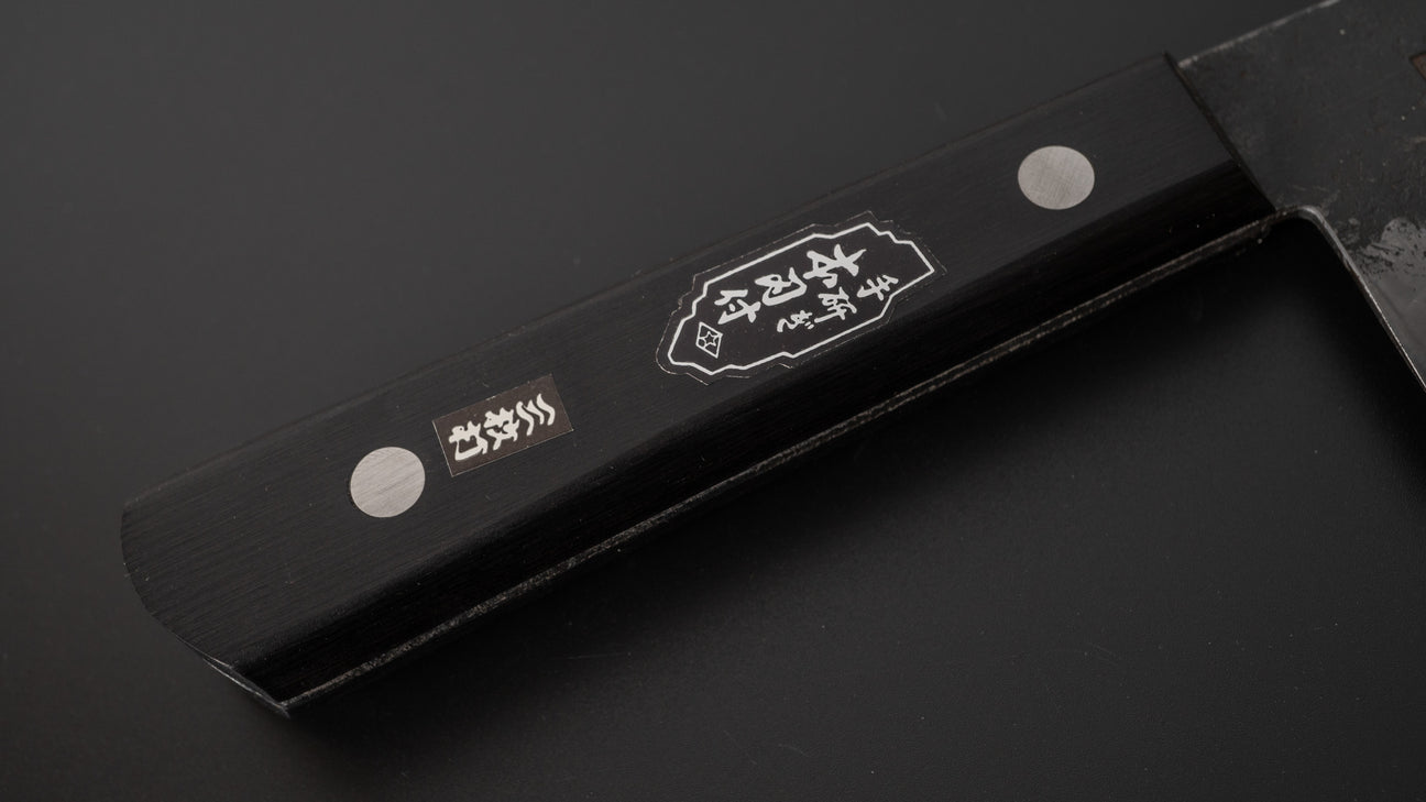 Morihei Hisamoto Kurouchi White #1 Gyuto 240mm Pakka Handle (No Bolster/ Fine Finish)