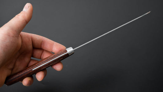 Hitohira NM Tsuchime 170mm Santoku Imitation Mahogany Handle