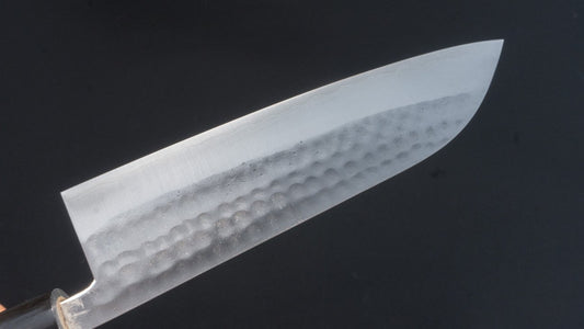 Hitohira NM Tsuchime Santoku 165mm Ho Wood Handle