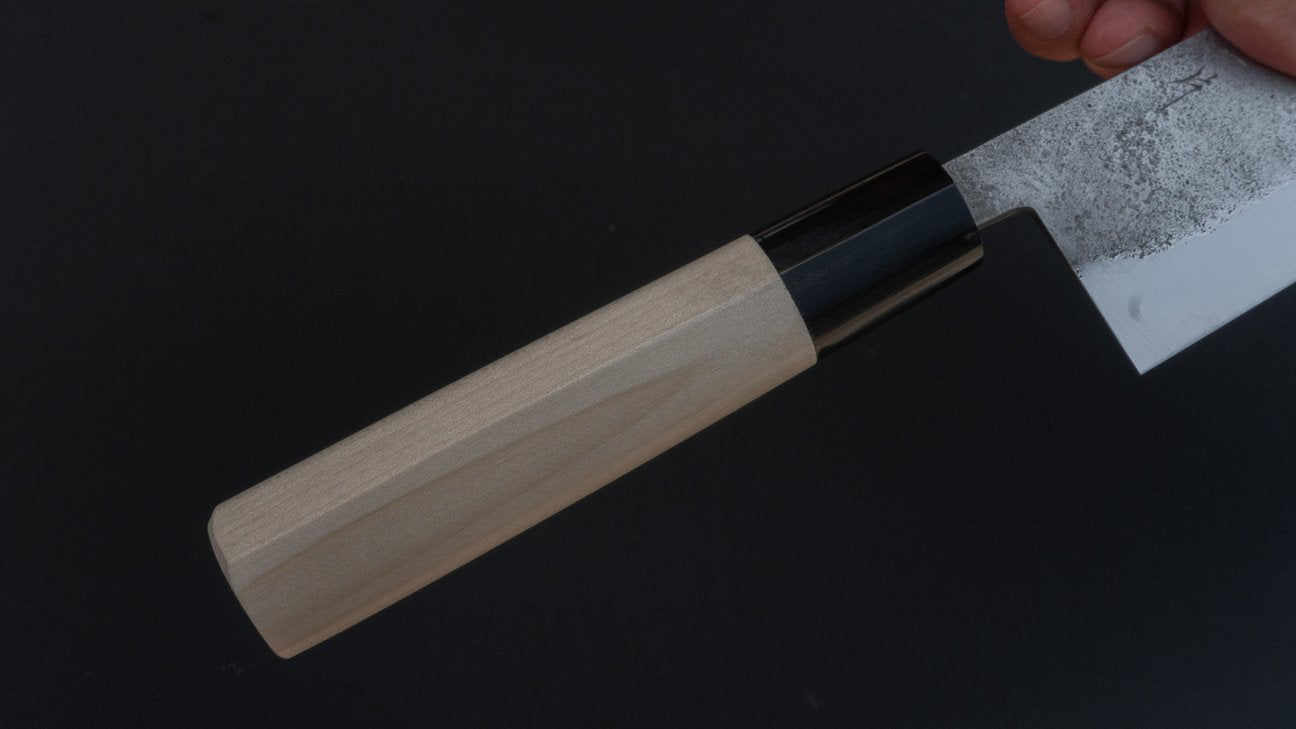Hitohira NM Nashiji Santoku 165 mm Ho houten handvat