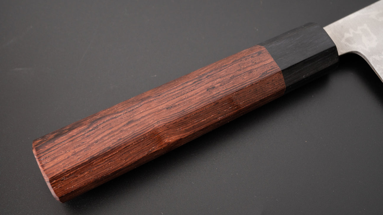 Hitohira Setsu Forged VG-10 Damascus Bunka 170mm Jutan Handle