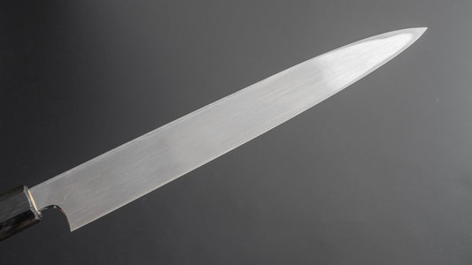 Hitohira Kikuchiyo Manzo White #3 Left-Handed Yanagiba 240mm Ho Wood Handle